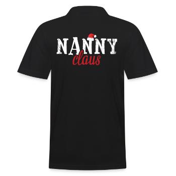 Nanny Claus Design pour grand-mère grand-mère - Polo Homme - noir - Dos - Kai (181cm)