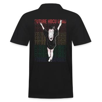 Futur diplômé Hbcu Pour Fier - Polo Homme - noir - Dos - Kai (181cm)