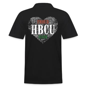 Fier Hbcu-Black pour les fiers Afro-Américains - Polo Homme - noir - Dos - Kai (181cm)
