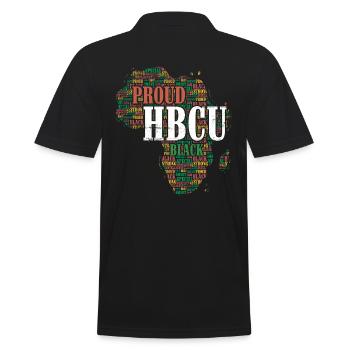 Fier Hbcu-Black pour les fiers Afro-Américains - Polo Homme - noir - Dos - Kai (181cm)