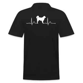 Bouvier des Pyrénées battement de cœur Wilsigns - Polo Homme - noir - Dos - Kai (181cm)