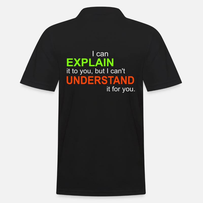 Nerd IT Geek Informatiker Programmierer Geschenk - Männer Poloshirt - Schwarz