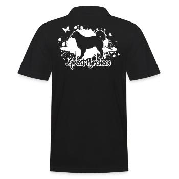 Chiens des Grandes Pyrénées Race de chien Wilsigns - Polo Homme - noir - Dos - Kai (181cm)