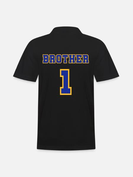 Brother 1 - Polo Homme - noir
