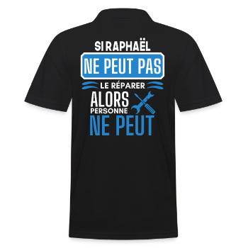 Meilleur de la galaxie PLONGEUR - Polo Homme - noir - Dos - Kai (181cm)