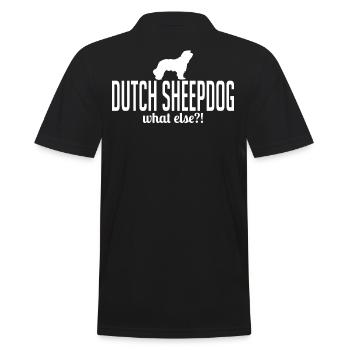 Chien de berger néerlandais quoi d’autre Chien disant Wilsigns - Polo Homme - noir - Dos - Kai (181cm)