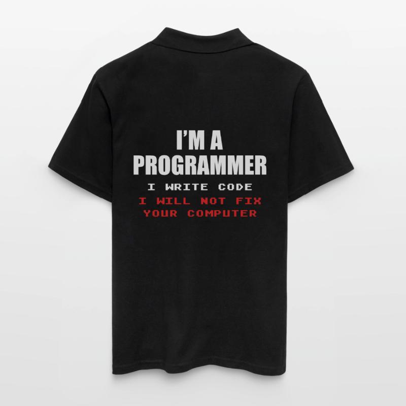 Programmeur Geek Programmeur Programmeur Informatique Codeur L Polo Homme