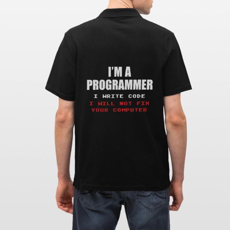 Programmeur Geek Programmeur Programmeur Informatique Codeur L Polo Homme