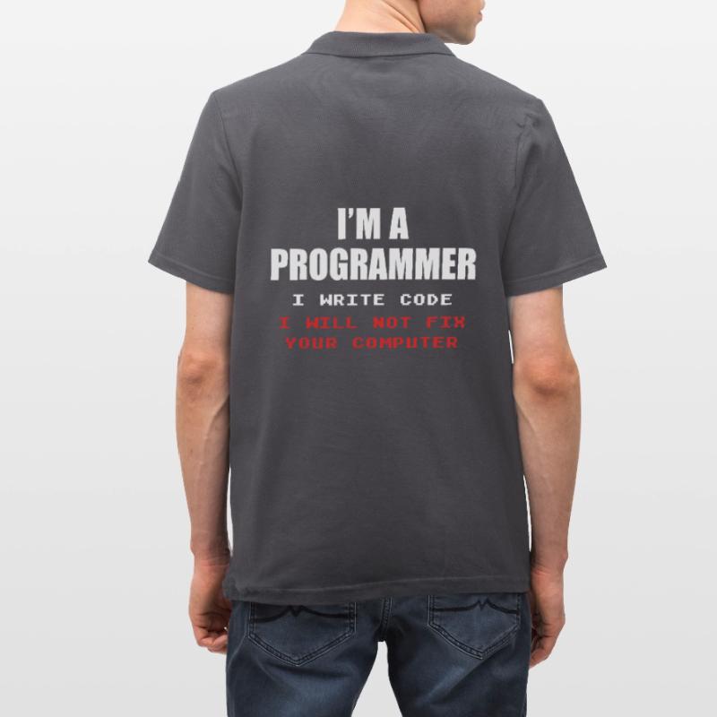 Programmeur Geek Programmeur Programmeur Informatique Codeur L Polo Homme