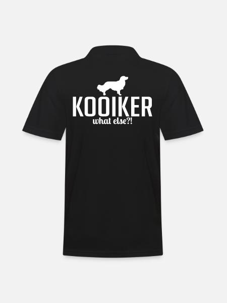 Kooiker what else Hundespruch Hunde - Men's Polo Shirt - black
