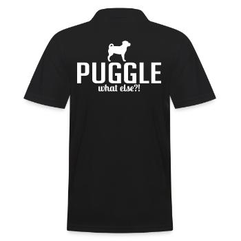 Puggle what else Hundespruch Hunde Wilsigns - Polo Homme - noir - Dos - Kai (181cm)
