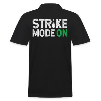 Bowl-design For bowlers Bowling-player-sport - Men's Polo Shirt - black - Back - Kai (181cm)