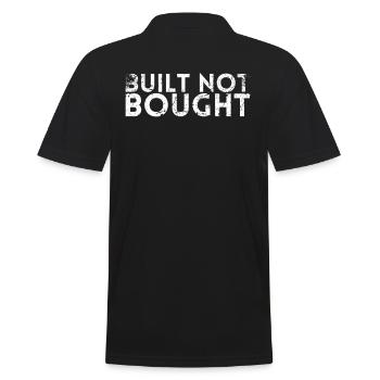 Conception construite, non achetée pour les mécaniciens - Polo Homme - noir - Dos - Kai (181cm)