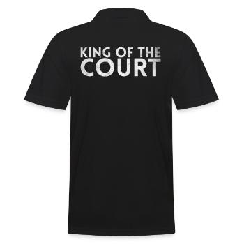 Roi de la Cour pour les joueurs de Pickleball ou - Polo Homme - noir - Dos - Kai (181cm)