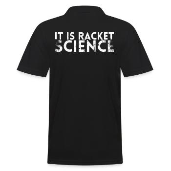 C’est la conception de la science de la raquette pour les joueurs de tennis - Polo Homme - noir - Dos - Kai (181cm)