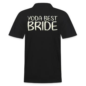 Meilleur design de mariage de mariée pour marié - Polo Homme - noir - Dos - Kai (181cm)