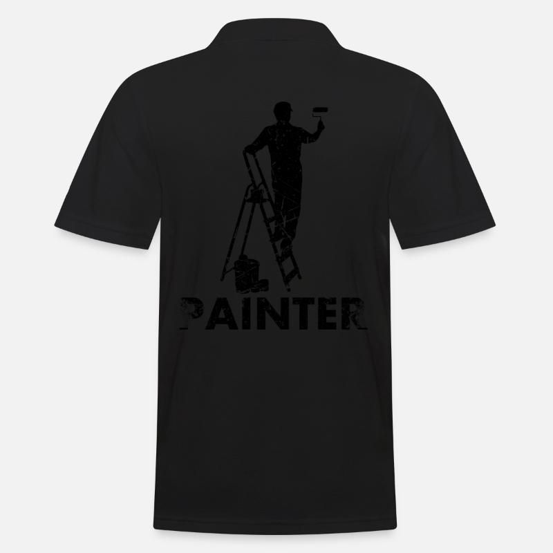 Maler-dekorateur-design For painter-artists - Men's Polo Shirt - black
