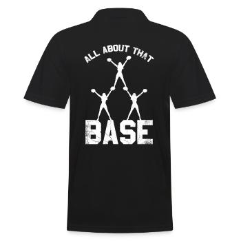 All about this basic design for cheerleaders - Men's Polo Shirt - black - Back - Kai (181cm)