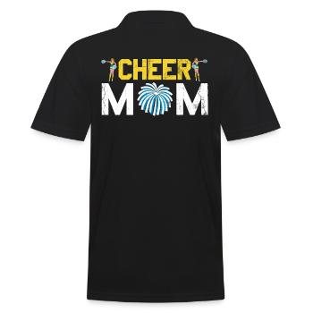 Cheer Mom Design Für Cheerleader Cheer - Männer Poloshirt - Schwarz - Hinten - Kai (181cm)