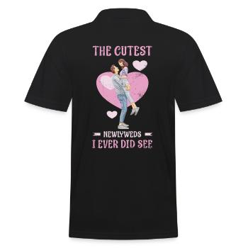 Le couple de mariée le plus doux que j’ai jamais fait pour la mariée - Polo Homme - noir - Dos - Kai (181cm)
