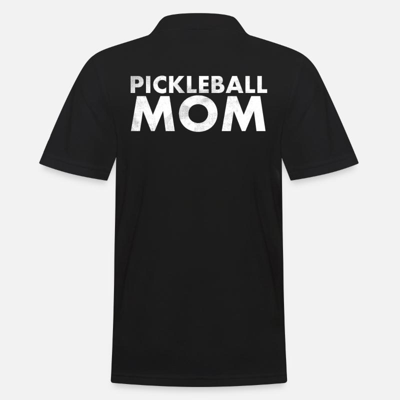 Pickleball-mutter Für Pickleball-spieler Oder - Männer Poloshirt - Schwarz