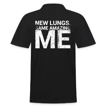 Nouveaux poumons Même moi incroyable pour la chirurgie pulmonaire - Polo Homme - noir - Dos - Kai (181cm)