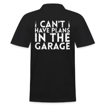 Je ne peux pas faire de plans dans la conception du garage pour - Polo Homme - noir - Dos - Kai (181cm)