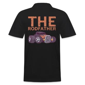 Le design Rodfather pour les fans de voitures classiques - Polo Homme - noir - Dos - Kai (181cm)