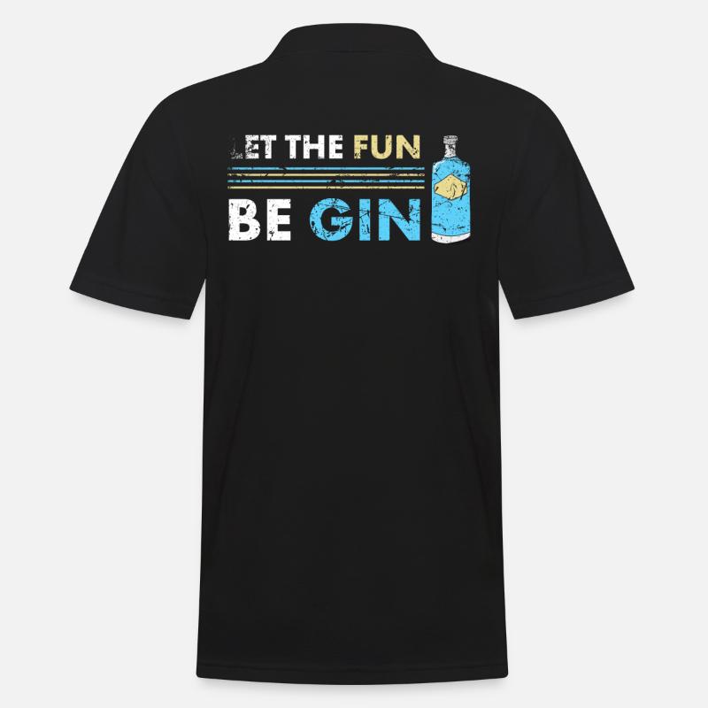 Be Gin - Männer Poloshirt - Schwarz