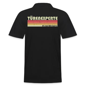 Expert en portes - Polo Homme - noir - Dos - Kai (181cm)
