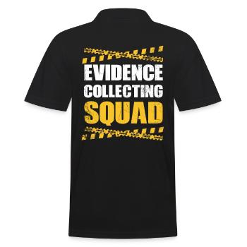 Evidence Collection Squad, Ermittler - Männer Poloshirt - Schwarz - Hinten - Kai (181cm)