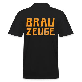 Buveur de bière Brewman - Polo Homme - noir - Dos - Kai (181cm)