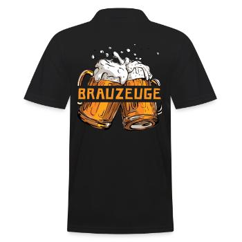 Buveur de bière Brewman - Polo Homme - noir - Dos - Kai (181cm)