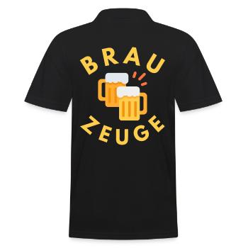 Buveur de bière Brewware - Polo Homme - noir - Dos - Kai (181cm)