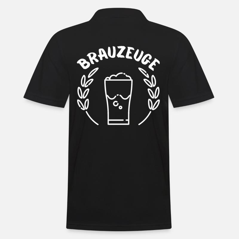 Brewware-biertrinker - Männer Poloshirt - Schwarz