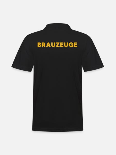 Brewware-biertrinker - Männer Poloshirt - Schwarz