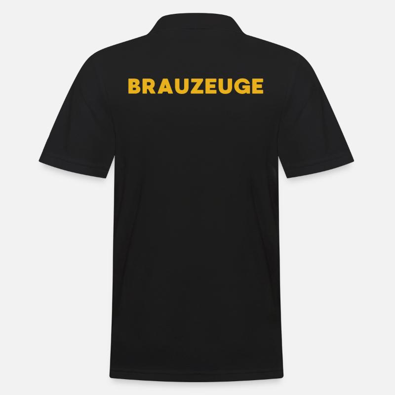 Brewware-biertrinker - Männer Poloshirt - Schwarz