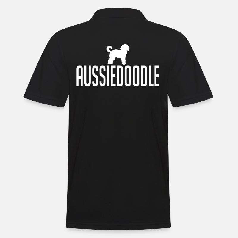 Aussiedoodle Hunderasse Hunde Wilsigns - Männer Poloshirt - Schwarz