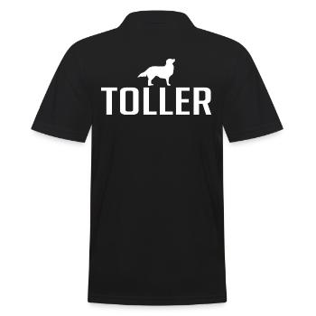 Great Dog Breed Dog Dogs Wilsigns - Men's Polo Shirt - black - Back - Kai (181cm)