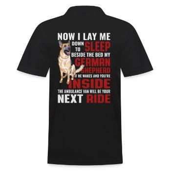 Bergers drôles Proverbes chiens Proverbes - Polo Homme - noir - Dos - Kai (181cm)