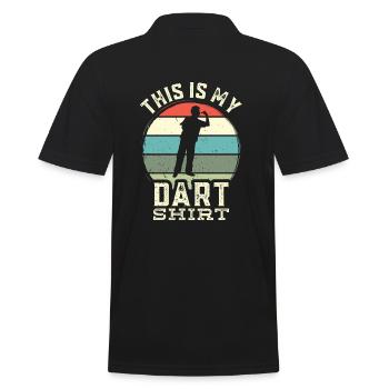 Dart , Dart Tshirt - Polo Homme - noir - Dos - Kai (181cm)