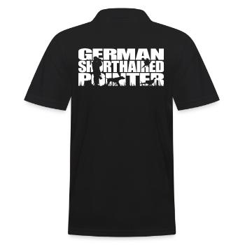 POINTEUR ALLEMAND À POIL COURT Chiens de chasse Chasser les Wilsigns - Polo Homme - noir - Dos - Kai (181cm)