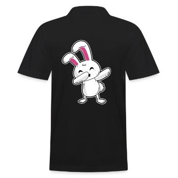 Tamponner le lapin - Polo Homme - noir - Dos - Kai (181cm)