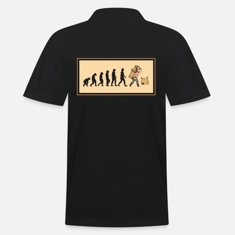 Apiculteurs Apiculture Evolution Bee Honey - Polo Homme - noir