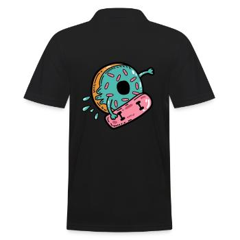 Skateboard à roulettes Donut - Polo Homme - noir - Dos - Kai (181cm)