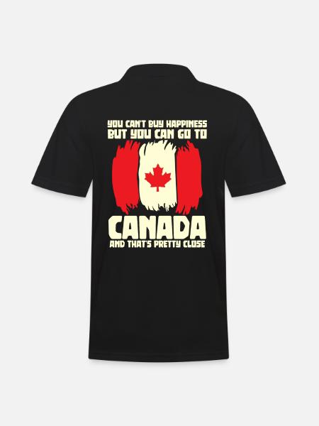 Canada Canadian flag Canadians - Men's Polo Shirt - black