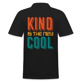 Kind est le nouveau cool - Polo Homme - noir - Dos - Kai (181cm)
