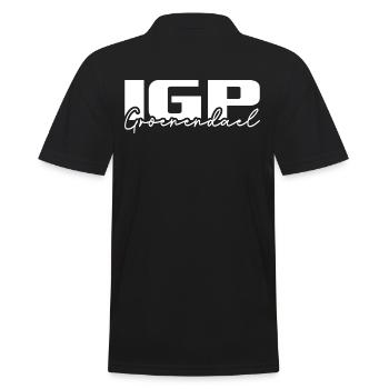 IGP Groenendael Dog Sport Dogs Dog Wilsigns - Men's Polo Shirt - black - Back - Kai (181cm)