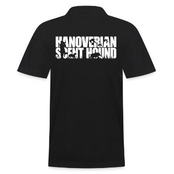HANOVERIAN SCENT HOUND Jagdhunde Jagdhund Wilsigns - Männer Poloshirt - Schwarz - Hinten - Kai (181cm)