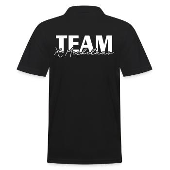 TEAM X Mechelaar Dog Sports Dogs Wilsigns - Men's Polo Shirt - black - Back - Kai (181cm)